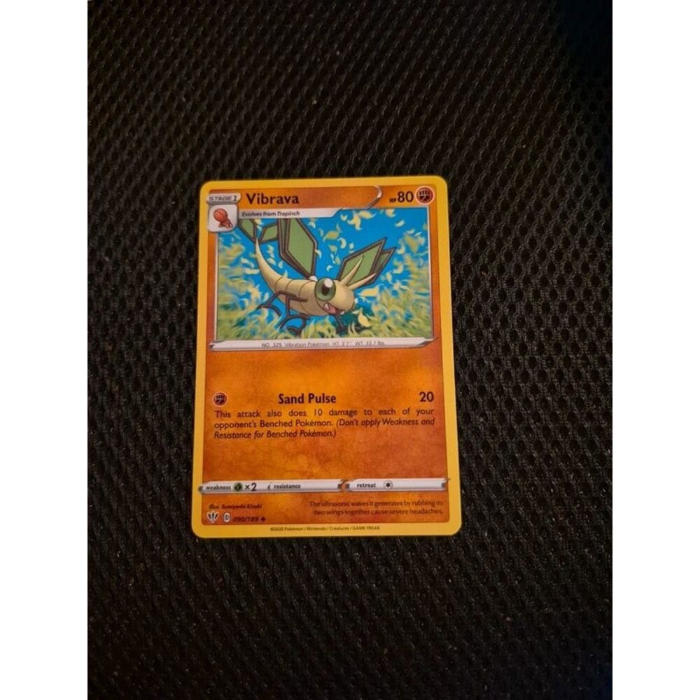 Vibrava 090/189 Pokemon Card (2020)